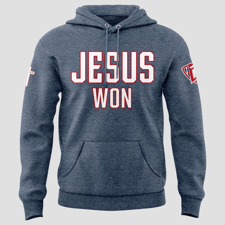 Limited Edition Radford Baseball Jesus Won Hoodie