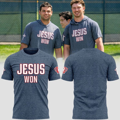 Limited Edition Radford Baseball Jesus Won Tshirt