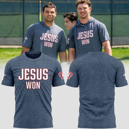 Limited Edition Radford Baseball Jesus Won Tshirt