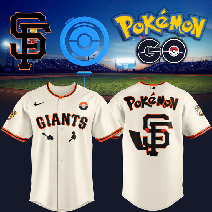 Special New Edition San Francisco Giants x Pokemon Jersey 2026