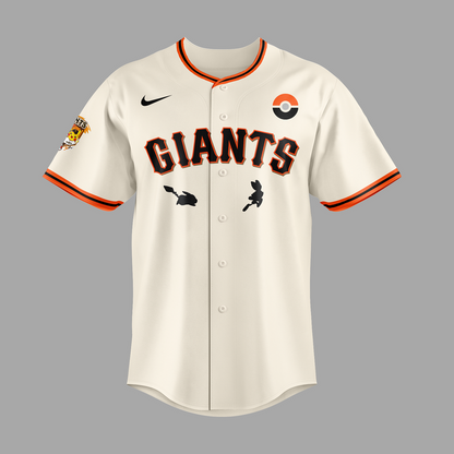 Special New Edition San Francisco Giants x Pokemon Jersey 2026