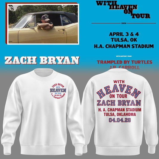 Exclusive Version Zach Bryan H. A. Chapman Stadium Sweat 2026