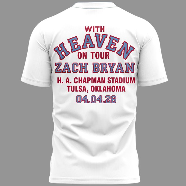 Exclusive Version Zach Bryan H. A. Chapman Stadium Tshirt 2026