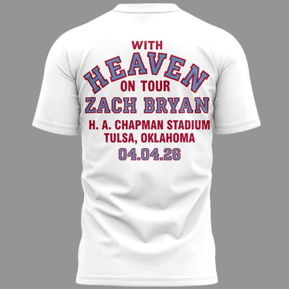 Exclusive Version Zach Bryan H. A. Chapman Stadium Tshirt 2026