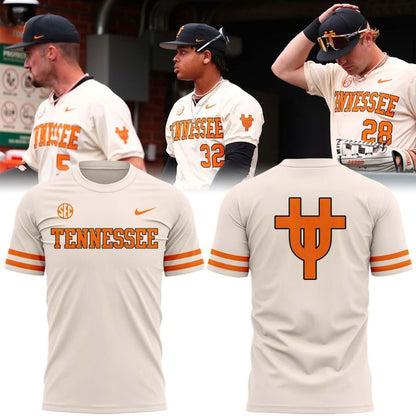Tennessee Baseball Throwback Uniform T-Shirt - Limited Edition