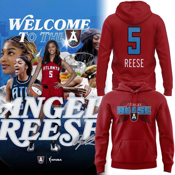 Atlanta Dream Angel Reese Dream Red Hoodie - Limited Edition