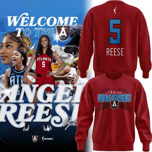 Atlanta Dream Angel Reese Dream Red Sweatshirt