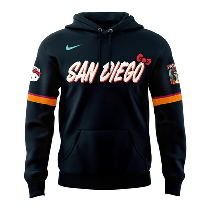 Special Edition San Diego Padres New City Connect x Hello Kitty Hoodie