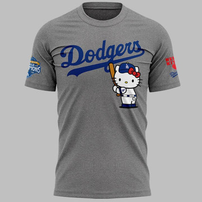 Exclusive Sweatshirt Los Angeles Dodgers x Hello Kitty for fans!