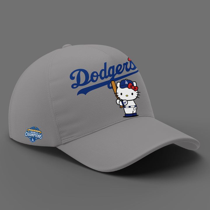 Exclusive Sweatshirt Los Angeles Dodgers x Hello Kitty for fans!