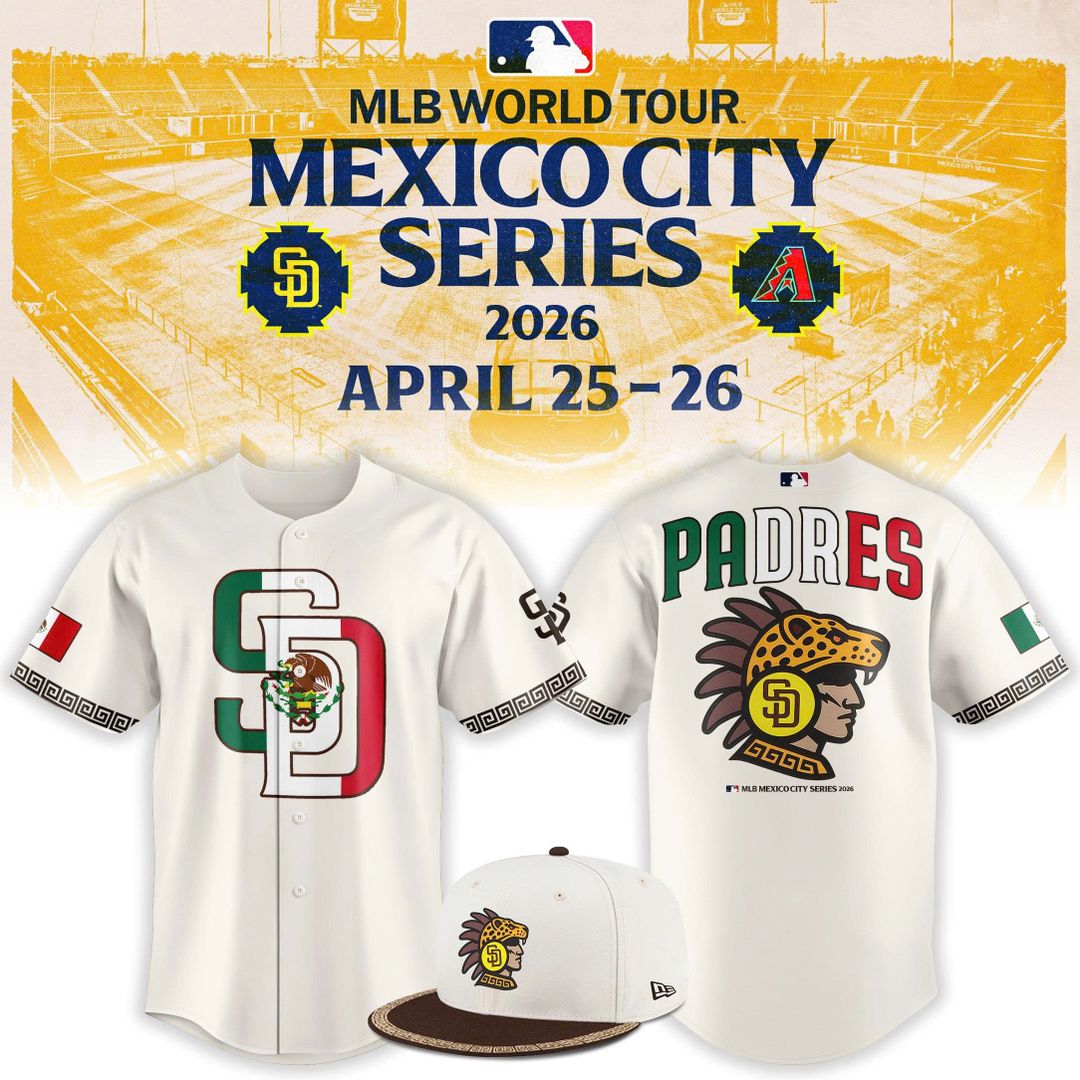 San Diego Padres MLB Mexico City Series 2026 Jersey