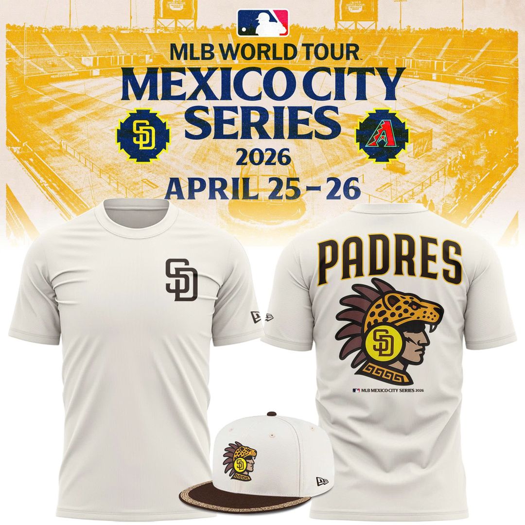 San Diego Padres MLB Mexico City Series 2026 Limited Premium T-shirt