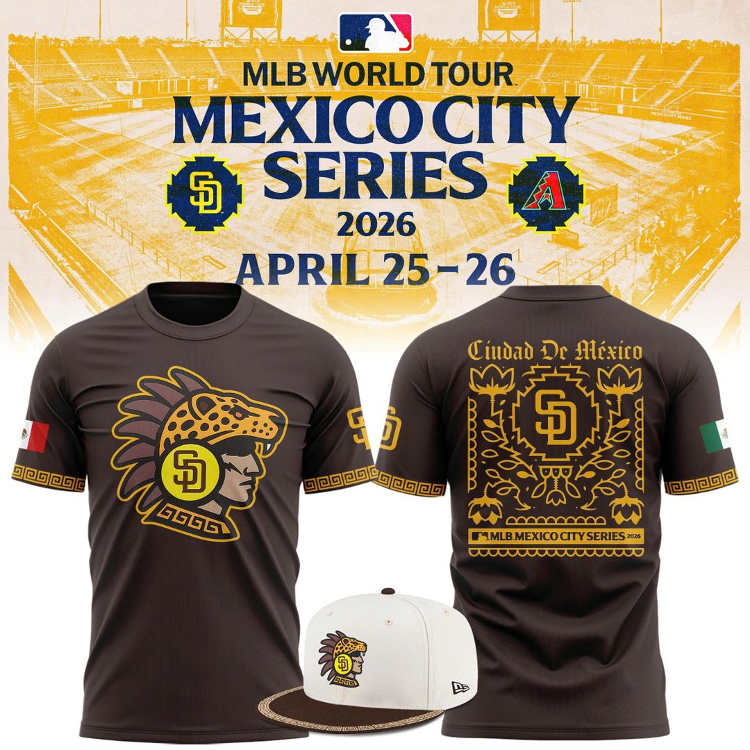 San Diego Padres MLB Mexico City Series 2026 Limited Premium T-shirt