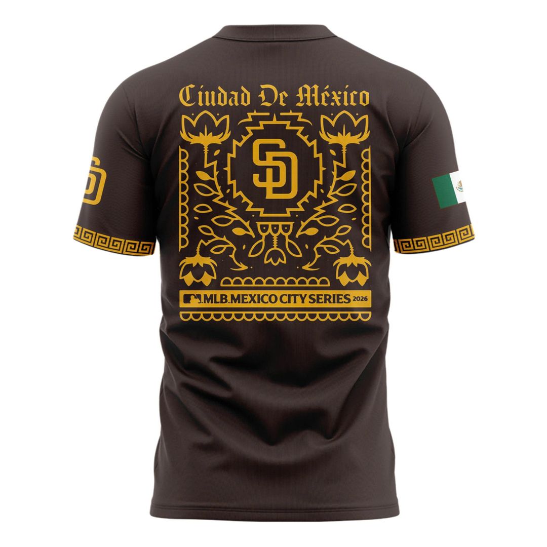 San Diego Padres MLB Mexico City Series 2026 Limited Premium T-shirt