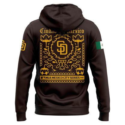 San Diego Padres MLB Mexico City Series 2026 Limited Premium Hoodie