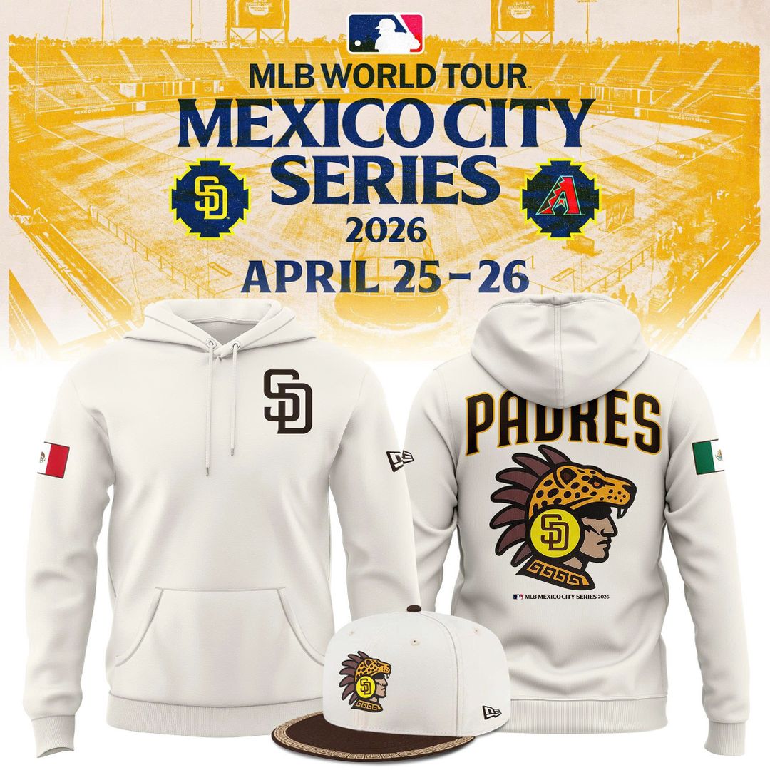 San Diego Padres MLB Mexico City Series 2026 Limited Premium Hoodie