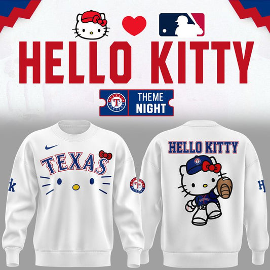 Limited Edition Texas Rangers x Hello Kitty Night Sweat 2026