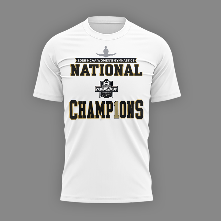 Oklahoma Sooners Champion 2026 NCAA Women's Gymnastics National Champions T-Shirt