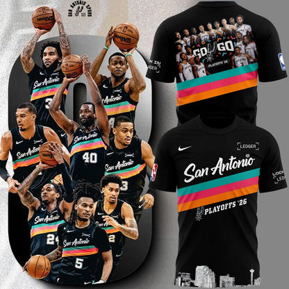 Limited edition San Antonio Spurs 2026 Playoffs T-Shirt
