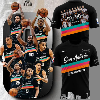 Limited edition San Antonio Spurs 2026 Playoffs T-Shirt