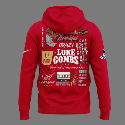 Luke Combs x Ohio State Stadium - My Kinda Saturday Night Tour Hoodie