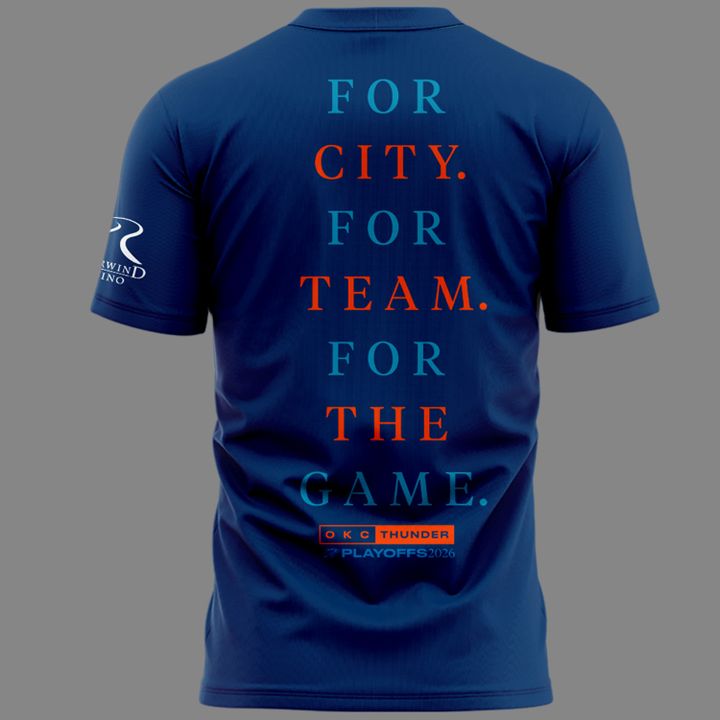 Exclusive Version 2026 Playoffs Oklahoma City Thunder T-Shirt “GET LOUD OKLAHOMA CITY” for fans
