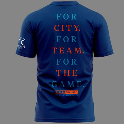 Exclusive Version 2026 Playoffs Oklahoma City Thunder T-Shirt “GET LOUD OKLAHOMA CITY” for fans