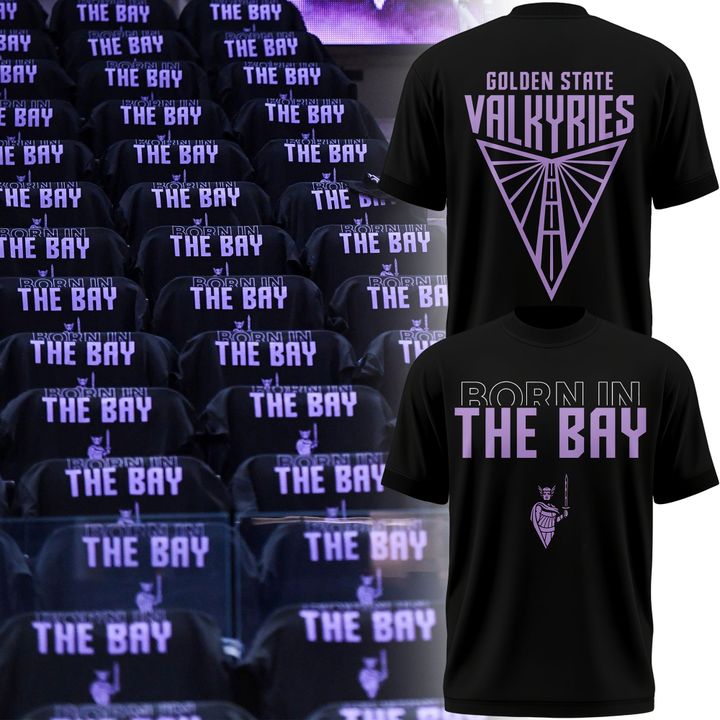 Exclusive Version T-Shirt "BORN IN THE BAY" Golden State Valkyries