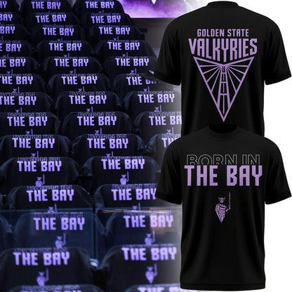 Exclusive Version T-Shirt "BORN IN THE BAY" Golden State Valkyries