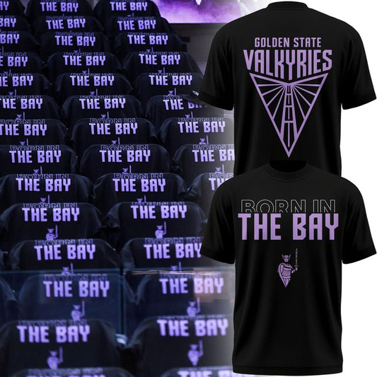 Exclusive Version T-Shirt "BORN IN THE BAY" Golden State Valkyries