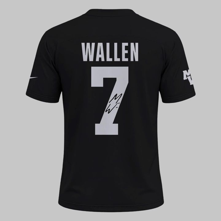2026 Exclusive Version Signed Jersey Morgan Wallen x Las Vegas Raiders for fans