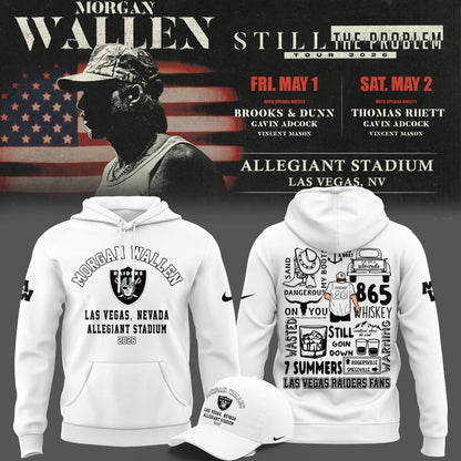 Limited Edition Hoodie Morgan Wallen x Las Vegas Raiders for fans