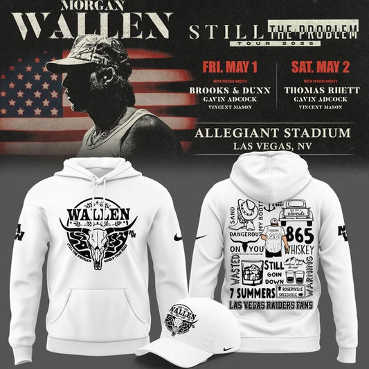 Limited Edition Hoodie Morgan Wallen x Las Vegas Raiders for fans