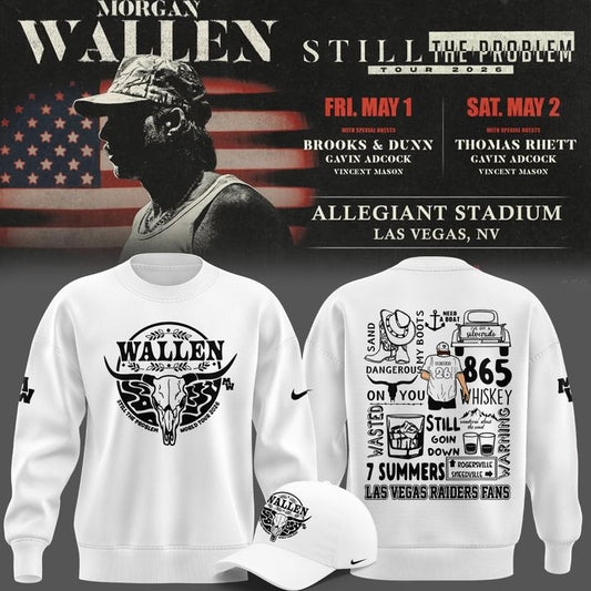 Limited edition Sweatshirt Morgan Wallen x Las Vegas Raiders for fans