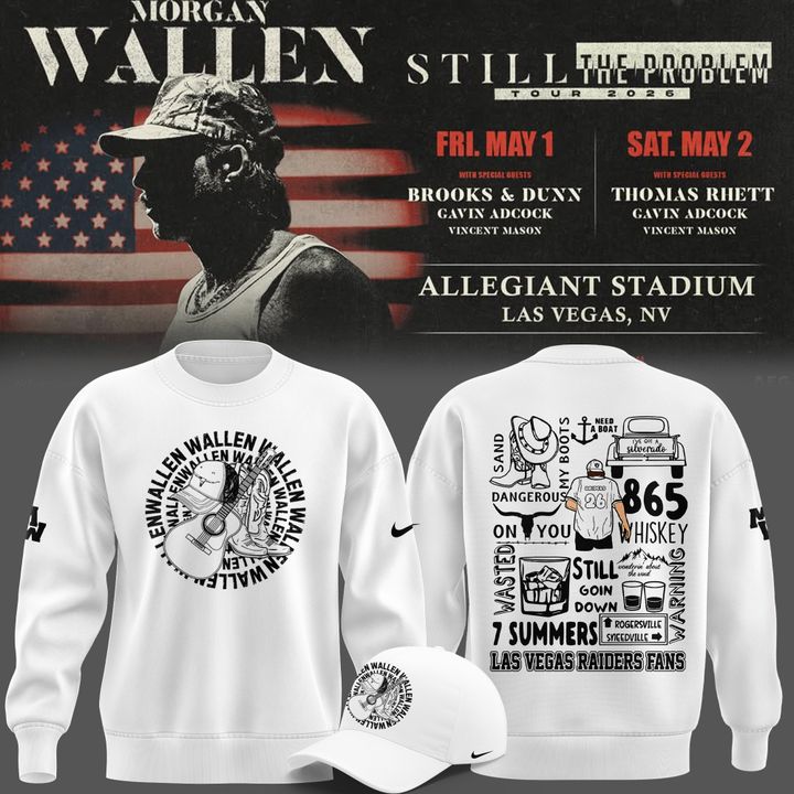 Limited edition Sweatshirt Morgan Wallen x Las Vegas Raiders for fans