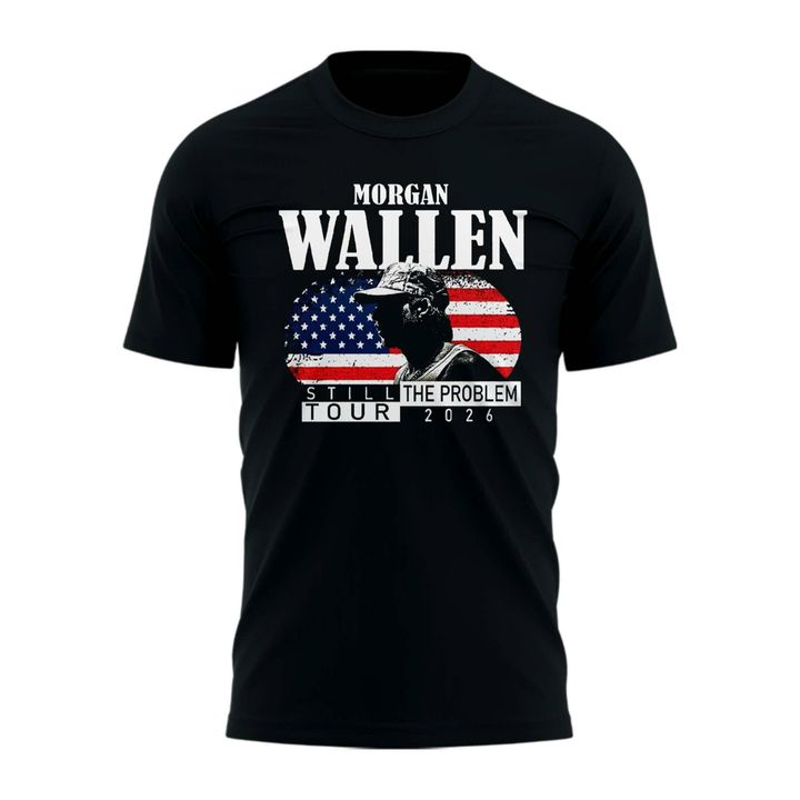 Indianapolis Colts x Morgan Wallen "Still The Problem Tour" 2026 Black T-Shirt
