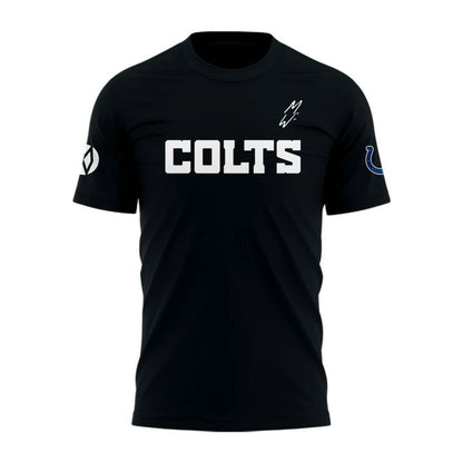 Indianapolis Colts x Morgan Wallen "Still The Problem Tour" 2026 Black T-Shirt