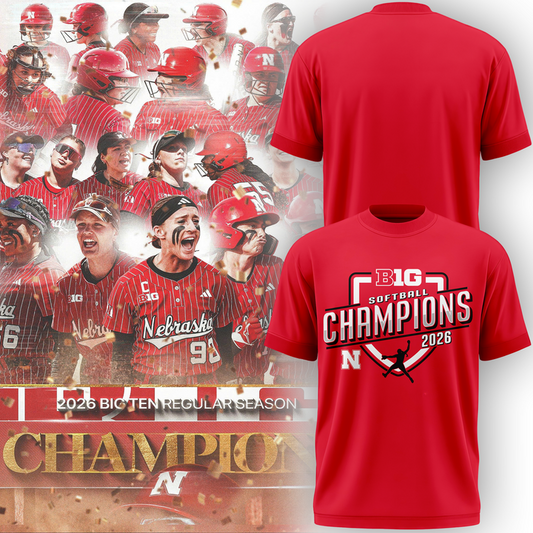 Nebraska Huskers Softball Tournament Champions shirt