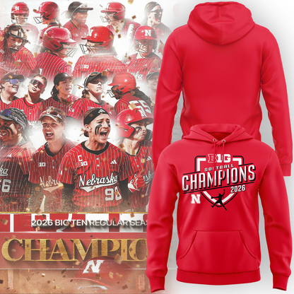 Nebraska Huskers Softball Tournament Champions shirt
