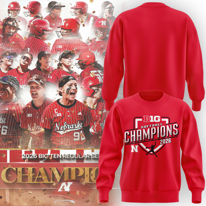 Nebraska Huskers Softball Tournament Champions shirt