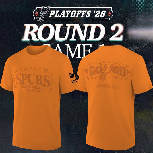 San Antonio Spurs Playoff T-shirt (Round 2)