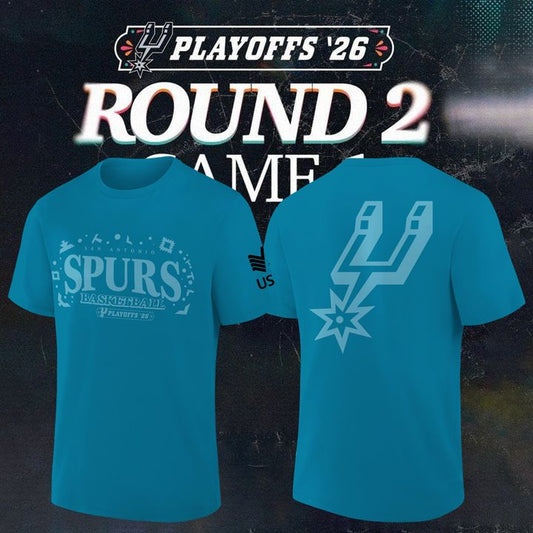 San Antonio Spurs Playoff T-shirt (Round 2)