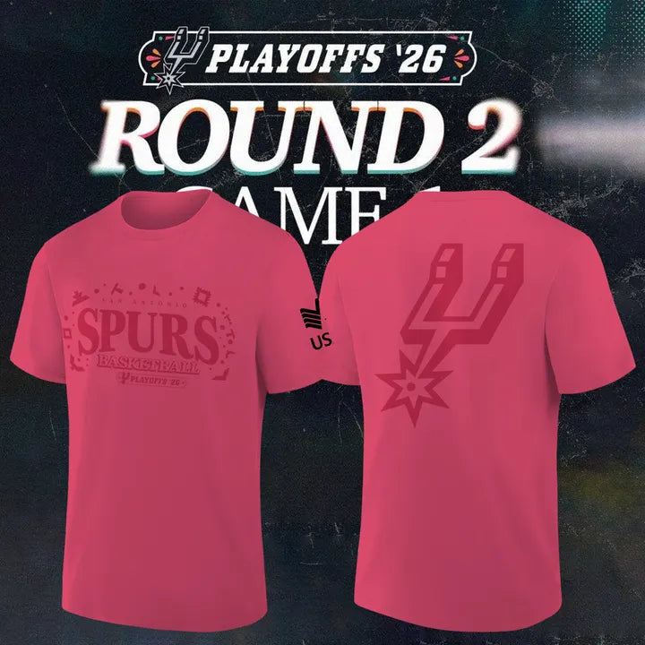 San Antonio Spurs Playoff T-shirt (Round 2)