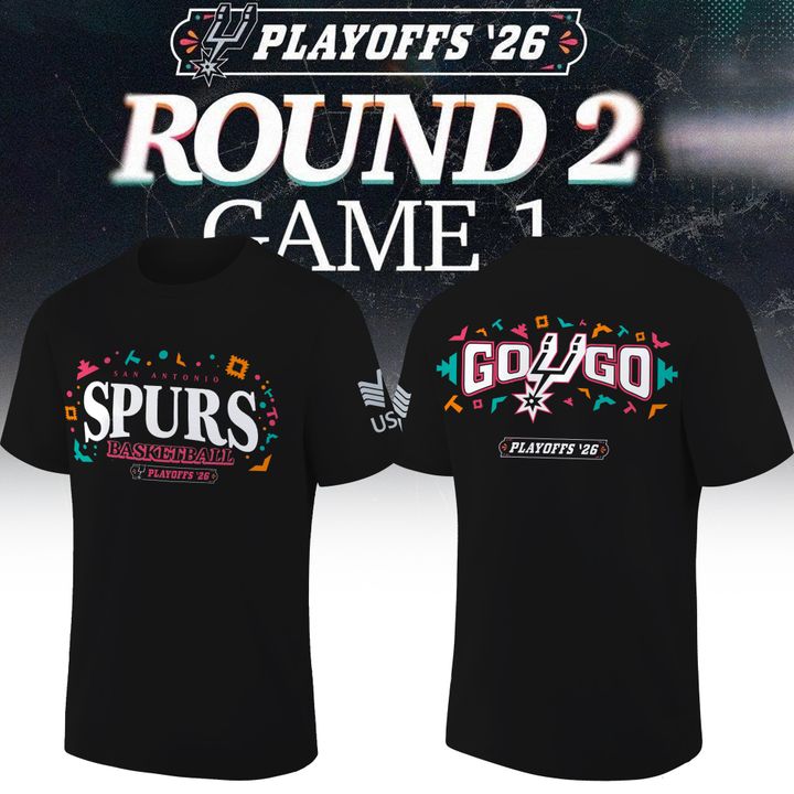 San Antonio Spurs Playoff T-shirt (Round 2)
