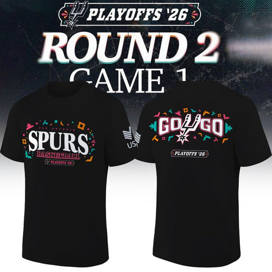 San Antonio Spurs Playoff T-shirt (Round 2)