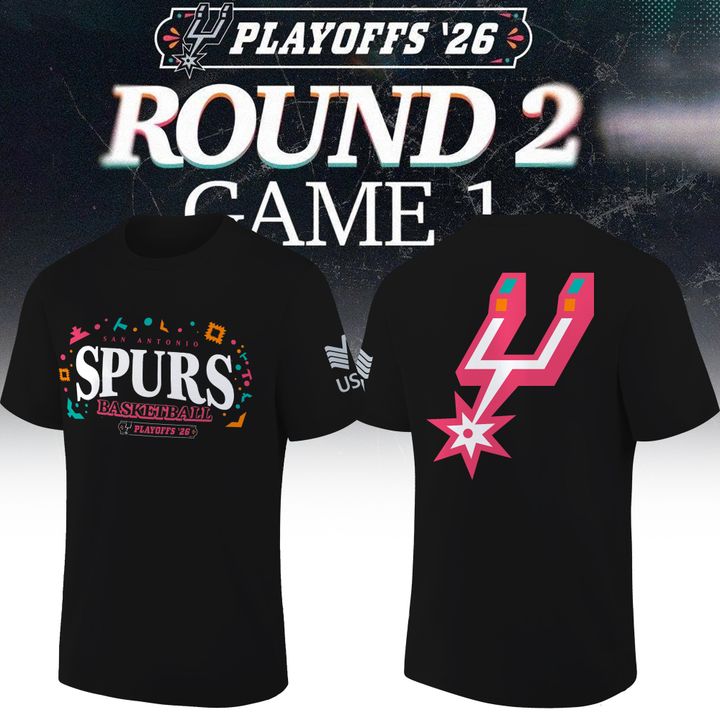San Antonio Spurs Playoff T-shirt (Round 2)