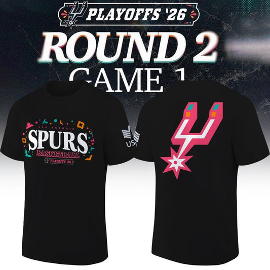 San Antonio Spurs Playoff T-shirt (Round 2)