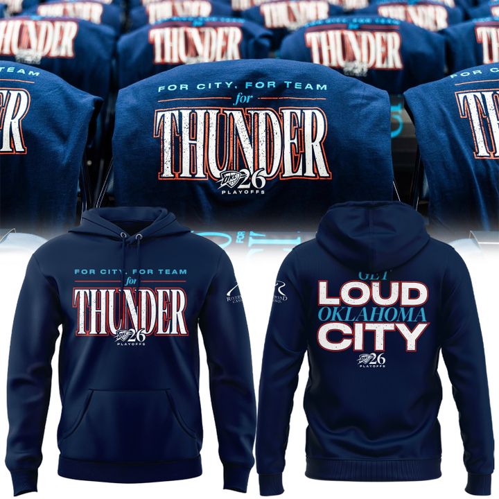 2026 Game 2 Oklahoma City Thunder Playoffs Hoodie