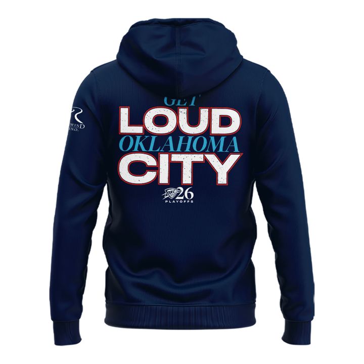 2026 Game 2 Oklahoma City Thunder Playoffs Zip Hoodie