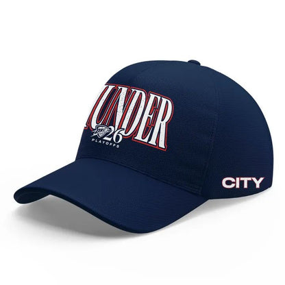 Limited Edition 2026 Oklahoma City Thunder Playoffs Round 2 Game 2 T-Shirt “For City. For Team. For Thunder.”